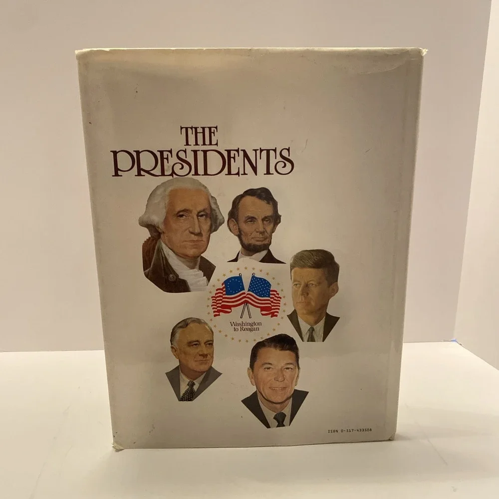 The Presidents Washington To Reagan 1984 HCDJ Oversized Award‎ Winning Portraits